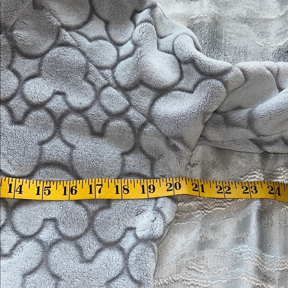 Disney Gray Hooded Robe with Mickey Pattern - Picture 7 of 12